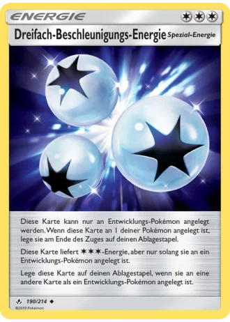 Dreifach-Beschleunigungs-Energie #190/214 — Kräfte im Einklang
