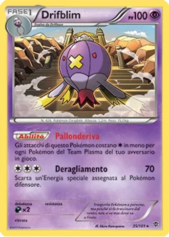 Drifblim #35/101 — Esplosione Plasma