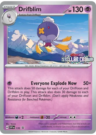 Drifblim (STAFF) #135 — Scarlet & Violet Promos