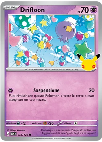 Drifloon #073/128 — 30° Anniversario