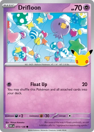 Drifloon #073/128 — 30th Celebration