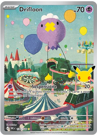 Drifloon #136/128 — 30° Anniversario