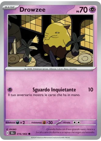 Drowzee #016/64 — Segreto Fiabesco