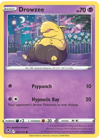 Drowzee #060 — Silver Tempest