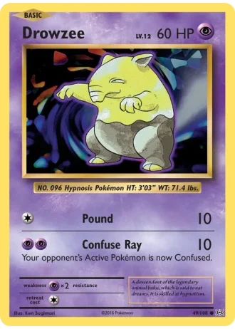 Drowzee #49 — Evolutions
