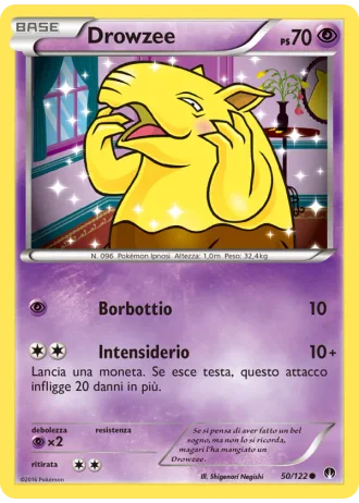 Drowzee #50/122 — Turbo Crash