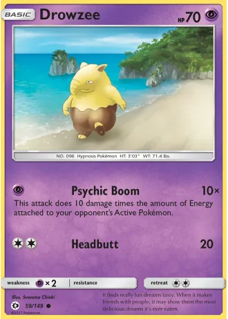Drowzee #59 — Sun & Moon