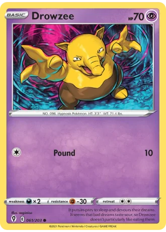 Drowzee #61 — Evolving Skies