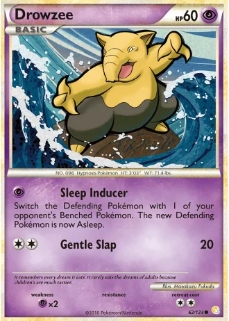 Drowzee #62 — HeartGold SoulSilver