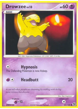 Drowzee #65/106 — Incontri Leggendari