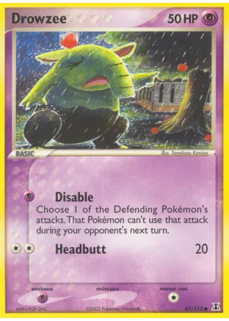 Drowzee #67 — Delta Species
