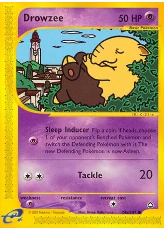 Drowzee #74b — Aquapolis