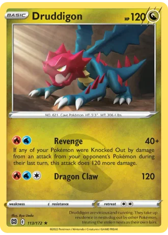 Druddigon #113/172 — Brilliant Stars