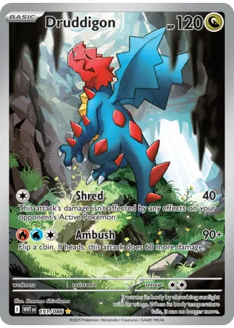 Druddigon #151/86 — White Flare