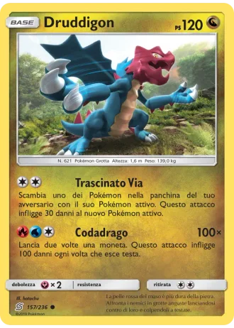 Druddigon #157/236 — Sintonia Mentale