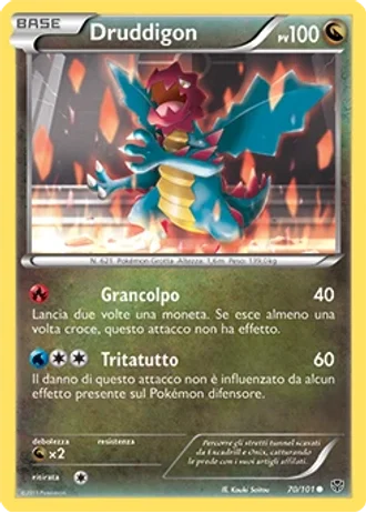 Druddigon #70/101 — Esplosione Plasma