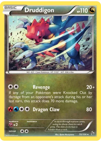 Druddigon #70/106 — Flashfire