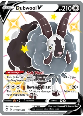 Dubwool V SV120 — Shiny Vault (Shining Fates)