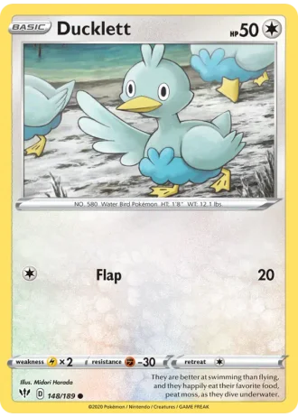 Ducklett #148/189 — Darkness Ablaze