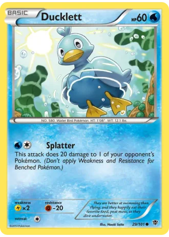 Ducklett #29/101 — Plasma Blast