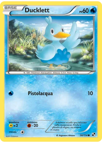Ducklett #36/114 — Nero e Bianco