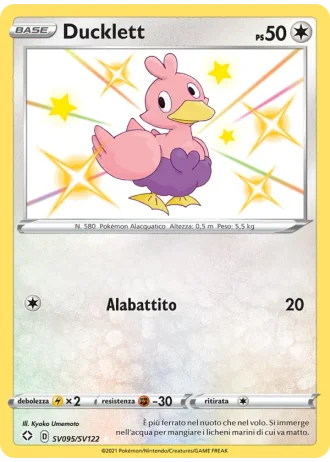Ducklett SV095/122 — Tesoro Cromatico (Destino Splendente)