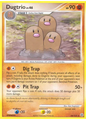 Dugtrio #24/132 — Secret Wonders