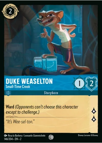 Duke Weaselton - Small-Time Crook #146/204 — Rise of the Floodborn