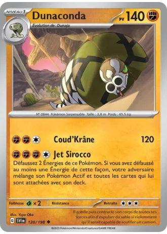 Dunaconda #120/198 — Écarlate et Violet