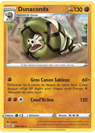 Dunaconda #82/163 — Styles de combat