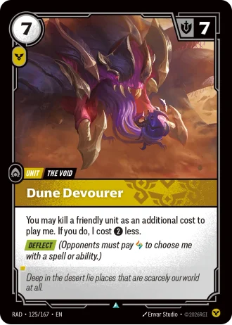 Dune Devourer #125/167 — Radiance