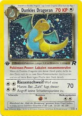 Dunkles Dragoran (1. Edition) #5 — Team Rocket (1. Edition)