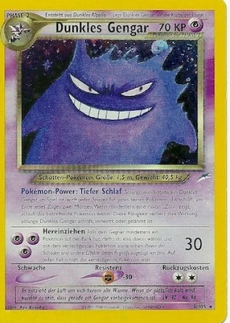 Dunkles Gengar (1. Edition) #6/105 — Neo Destiny (1. Edition)