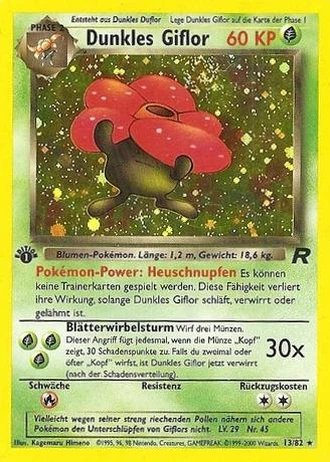 Dunkles Giflor (1. Edition) #13/82 — Team Rocket (1. Edition)