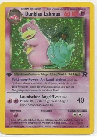 Dunkles Lahmus (1. Edition) #12 — Team Rocket (1. Edition)