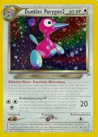 Dunkles Porygon2 (1. Edition) #8/105 — Neo Destiny (1. Edition)