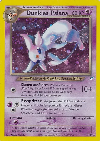 Dunkles Psiana #4 — Neo Destiny