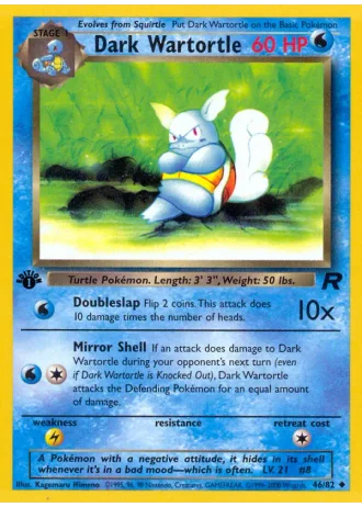 Dunkles Schillok (1. Edition) #46/82 — Team Rocket (1. Edition)