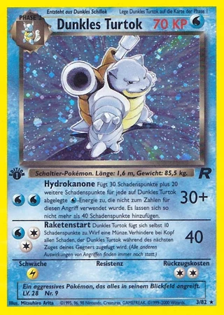 Dunkles Turtok (1. Edition) #3 — Team Rocket (1. Edition)