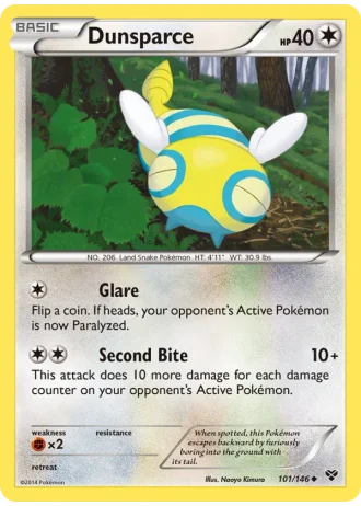 Dunsparce #101/146 — XY