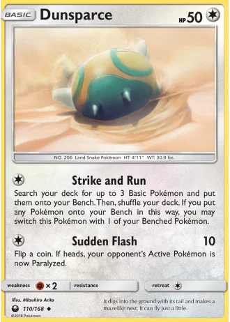 Dunsparce #110/168 — Celestial Storm