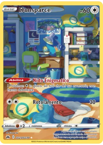 Dunsparce GG23/70 — Galleria di Galar (Zenit Regale)
