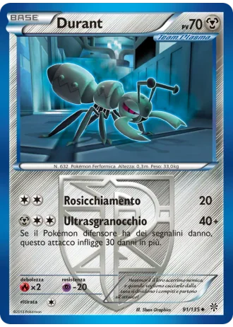 Durant #91/135 — Uragano Plasma
