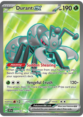 Durant ex #215/191 — Surging Sparks