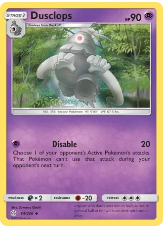 Dusclops #84/236 — Cosmic Eclipse
