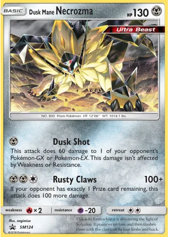Dusk Mane Necrozma SM124 — Sun & Moon Promos