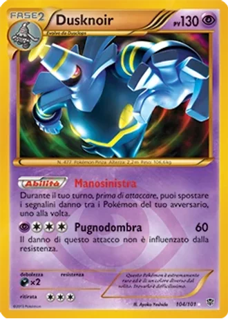 Dusknoir #104/101 — Esplosione Plasma