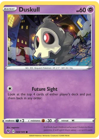 Duskull #69 — Vivid Voltage