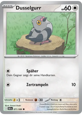Dusselgurr #071/86 — Schwarze Blitze