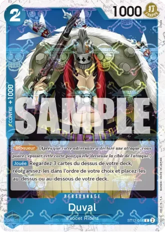 Duval (ST12-014) (Jolly Roger Foil) — ONE PIECE CARD THE BEST (PRB01)